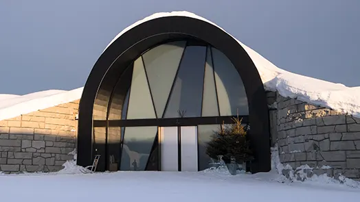 Hotels de glace ephemeres